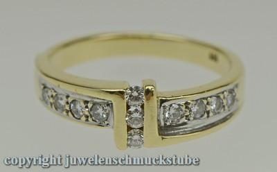 Schöner Brillant Ring 14 Kt. Gold