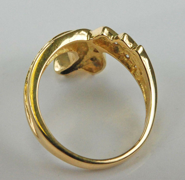 Brillant Ring 18 in Karat Gold mit Diamant günstig